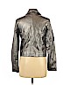 Forever 21 100% Viscose Silver Faux Leather Jacket Size L - photo 2