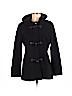 MICHAEL Michael Kors 100% Wool Black Wool Coat Size 8 - photo 1