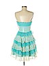 Betsey Johnson 100% Polyester Blue Cocktail Dress Size 8 - photo 2
