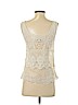 American Eagle Outfitters 100% Cotton Ivory Sleeveless Top Size S - photo 2
