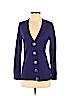 Tory Burch 100% Merino Wool Purple Wool Cardigan Size S - photo 1