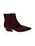 Calvin Klein Burgundy Ankle Boots Size 9 1/2 - photo 1