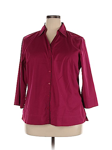 Mossimo 3/4 Sleeve Button-Down Shirt (view 1)