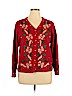 Arriviste Red Cardigan Size XL - photo 1