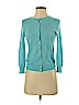 J. Crew Collection 100% Cashmere Blue Cashmere Cardigan Size S - photo 1