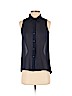 rue21 100% Polyester Blue Sleeveless Blouse Size S - photo 1