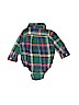 Baby Gap 100% Cotton Plaid Green Long Sleeve Button-Down Shirt Size 12-18 mo - photo 2