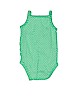 Carter's 100% Cotton Polka Dots Green Short Sleeve Onesie 0-3 MO / 3 MO - photo 2