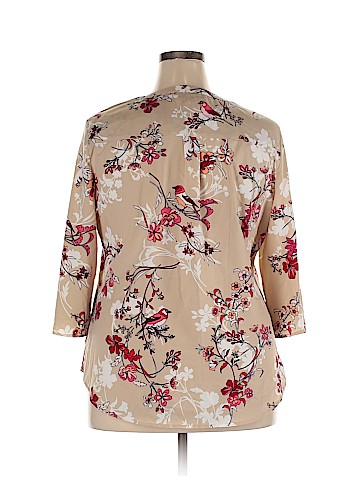 Croft & Barrow 3/4 Sleeve Blouse (view 2)