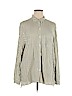 J.jill 100% Rayon Green Long Sleeve Blouse Size XL - photo 1