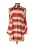 Free People 100% Polyester Red Short Sleeve Blouse Size XS - photo 2