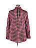 Talbots 100% Rayon Pink Long Sleeve Button-Down Shirt Size XL - photo 2
