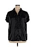 Style&Co Black Short Sleeve Blouse Size 18 - photo 1