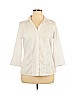 Como White Long Sleeve Button-Down Shirt Size XL - photo 1