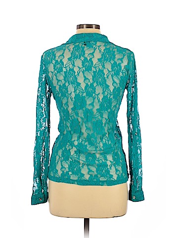 Wet Seal Long Sleeve Blouse (view 2)