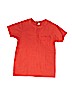 Tea 100% Cotton Solid Orange Short Sleeve Henley Size 8 - photo 1