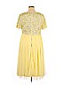 Maya 100% Polyester Yellow Cocktail Dress Size 14 - photo 2