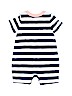 Baby Gap 100% Cotton Stripes Blue Short Sleeve Onesie Size 3-6 mo - photo 2
