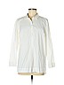 J.jill White Long Sleeve Button-Down Shirt Size M (petite) - photo 1