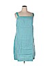 Old Navy 100% Linen Blue Casual Dress Size 16 - photo 1