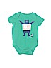 Baby Gap 100% Cotton Graphic Green Short Sleeve Onesie Size 3-6 mo - photo 1