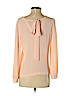 Ann Taylor LOFT 100% Polyester Pink Long Sleeve Blouse Size S (petite) - photo 2