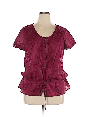 SONOMA life + style Short Sleeve Blouse (view 1)