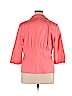 Lafayette 148 New York Pink 3/4 Sleeve Button-Down Shirt Size 16 - photo 2