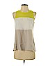 BCBGMAXAZRIA 100% Polyester Yellow Sleeveless Blouse Size XS - photo 1