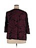 SONOMA life + style 100% Cotton Burgundy 3/4 Sleeve Top Size 2X - photo 2