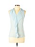 Princess Vera Wang Blue Sleeveless Blouse Size M - photo 1