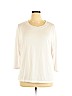 Kaktus White 3/4 Sleeve T-Shirt Size 1X - photo 1
