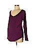 Ann Taylor LOFT Purple Long Sleeve T-Shirt Size M - photo 1