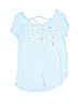 Assorted Brands Graphic Blue Short Sleeve Top Size 5 - photo 1