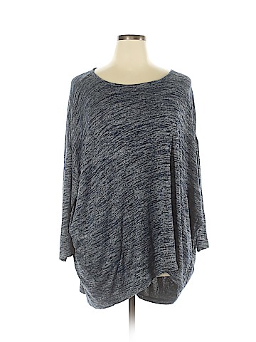 LOGO by Lori Goldstein 3/4 Sleeve Top (view 1)