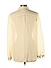 Gap 100% Polyester Ivory Long Sleeve Blouse Size L - photo 2
