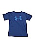 Under Armour 100% Polyester Blue Active T-Shirt Size L (youth) - photo 1