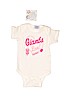 Soft As A Grape 100% Cotton Graphic White Short Sleeve Onesie 3-6 MO / 6 MO - photo 1