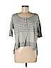 Juicy Couture 100% Tencel Lyocell Gray Short Sleeve Henley Size S - photo 1
