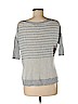 Juicy Couture 100% Tencel Lyocell Gray Short Sleeve Henley Size S - photo 2