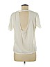 A.L.C. 100% Cotton White Short Sleeve Top Size M - photo 2