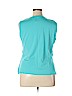 Stera Blue Short Sleeve Blouse Size XL - photo 2