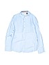 Fore!! Axel & Hudson 100% Cotton Blue Long Sleeve Button-Down Shirt Size 8 - photo 1