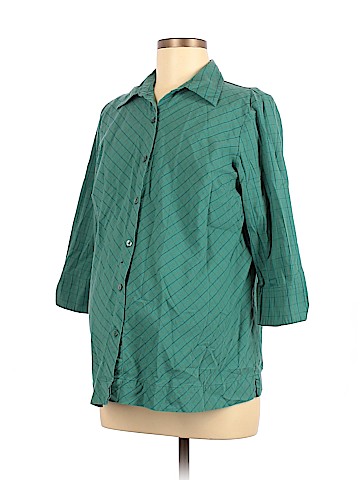 Duo Maternity Long Sleeve Button-Down Shirt (view 1)