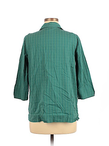 Duo Maternity Long Sleeve Button-Down Shirt (view 2)