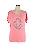 GAIAM Pink Short Sleeve T-Shirt Size XL - photo 1