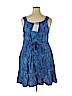 Eagle Ray Traders 100% Rayon Blue Casual Dress Size XXL - photo 2