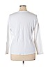 Coldwater Creek 100% Cotton White Long Sleeve T-Shirt Size 1X - photo 2