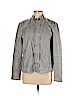 Tribal Jeans 100% Polyurethane Gray Faux Leather Jacket Size L - photo 1