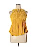 Arizona Jean Company 100% Nylon Yellow Sleeveless Top Size XL - photo 1